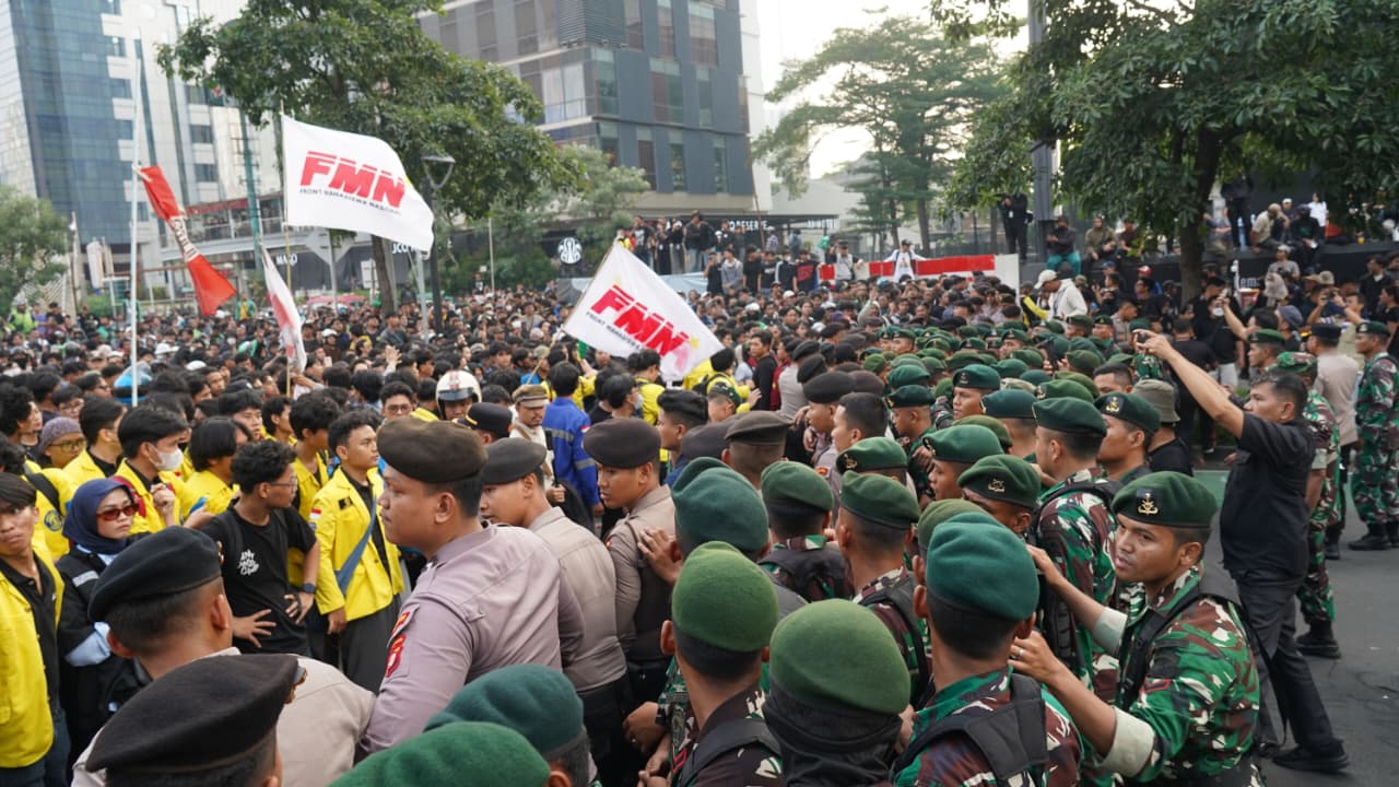 Kodam Jaya dan Polda Metro Jaya Kawal Aksi BEM UI, Demonstrasi Berlangsung Aman dan Tertib
