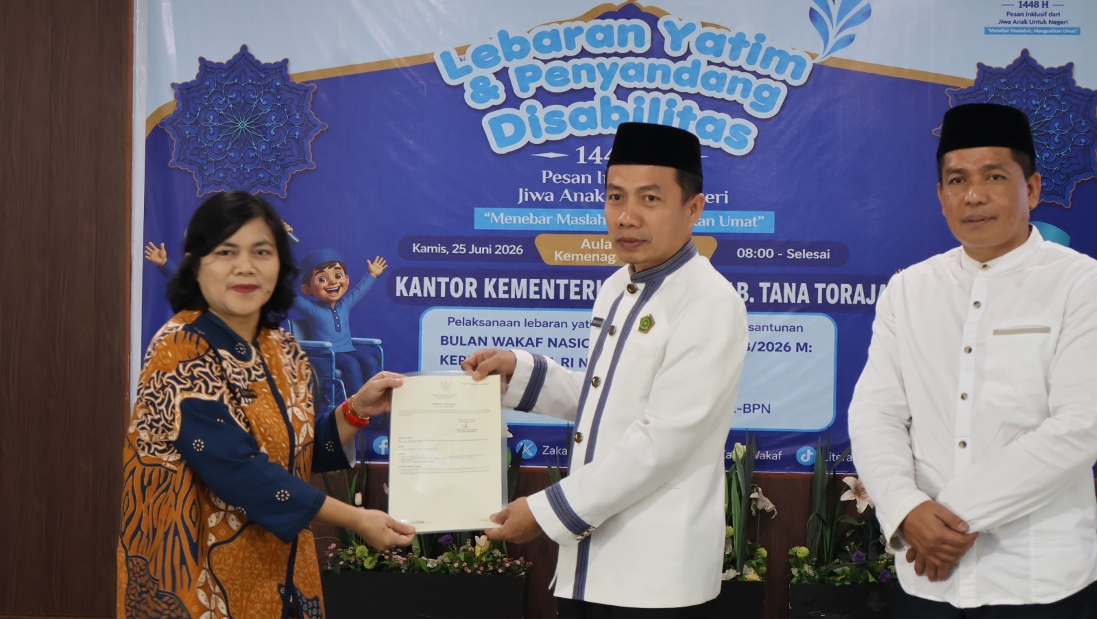 Lindungi Aset Wakaf, Kantor Pertanahan Tana Toraja Gencarkan Sertifikasi