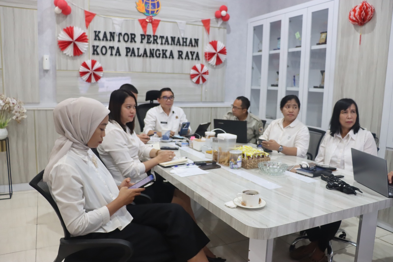 Kanwil BPN Kalteng Evaluasi Kinerja Kantor Pertanahan Palangka Raya, Pelayanan Publik Jadi Perhatian